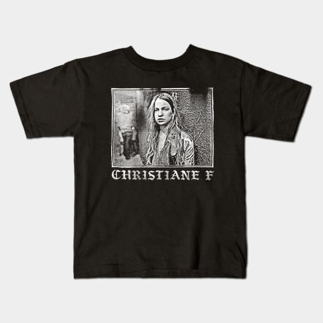 Christiane F. – Wir Kinder vom Bahnhof Zoo Kids T-Shirt by DankFutura